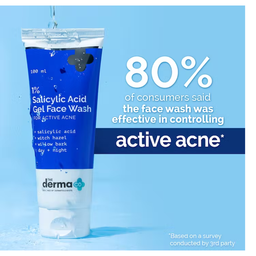 The Derma Co 1 Salicylic Acid Gel Daily Face Wash Tavisi