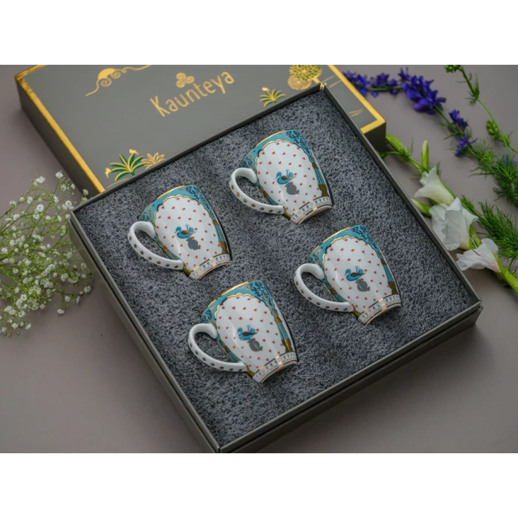 Kaunteya Dasara Gift Set (4 Coffee Mugs)
