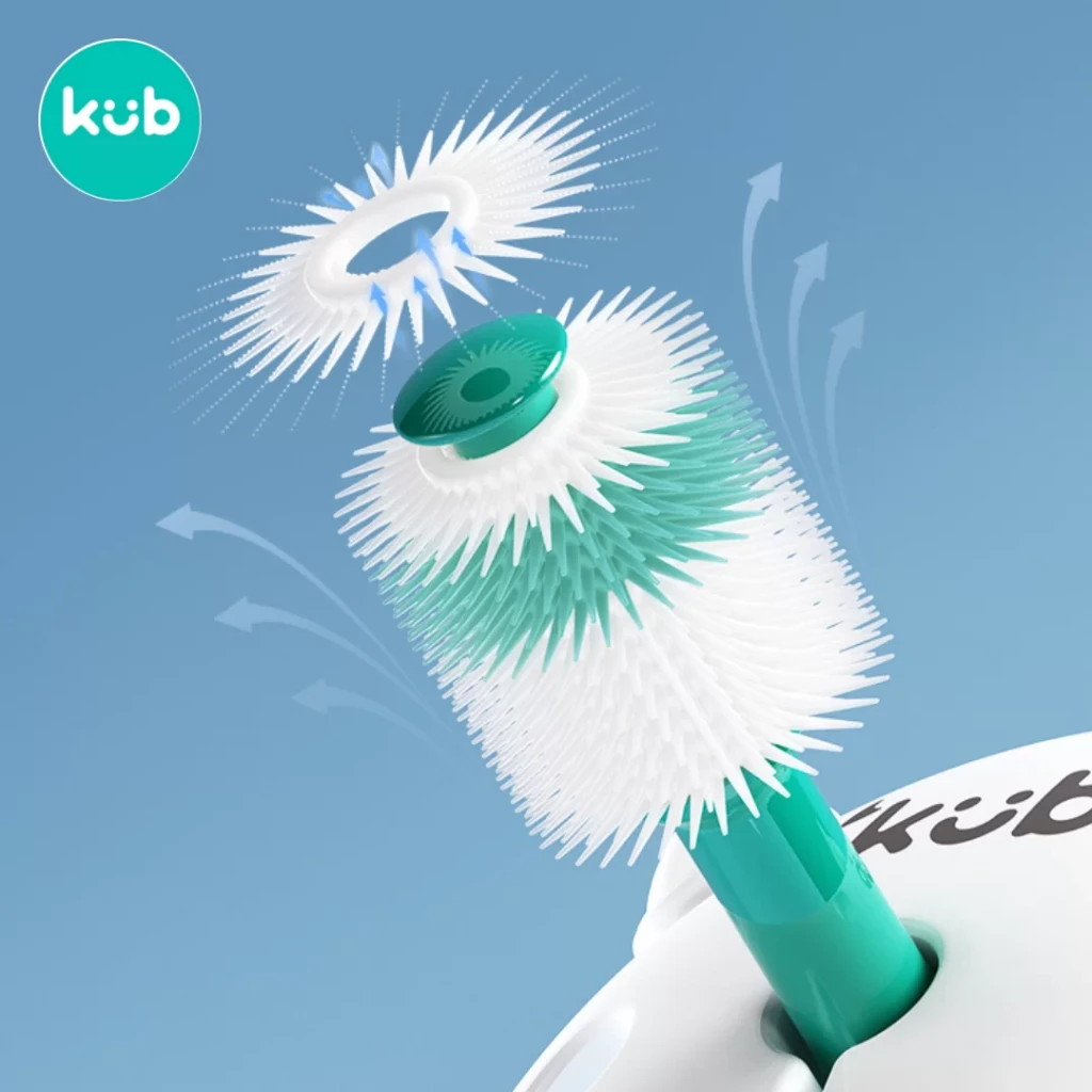 KUB 360 Degree Nano Children Toothbrush (Blue)--4