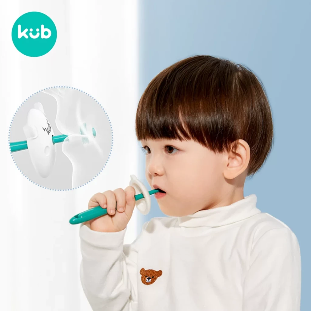 KUB 360 Degree Nano Children Toothbrush (Pink)--3