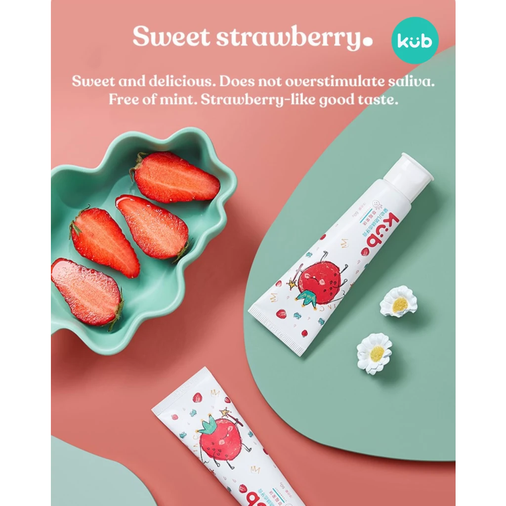 KUB Natural Strawberry Toothpaste--1