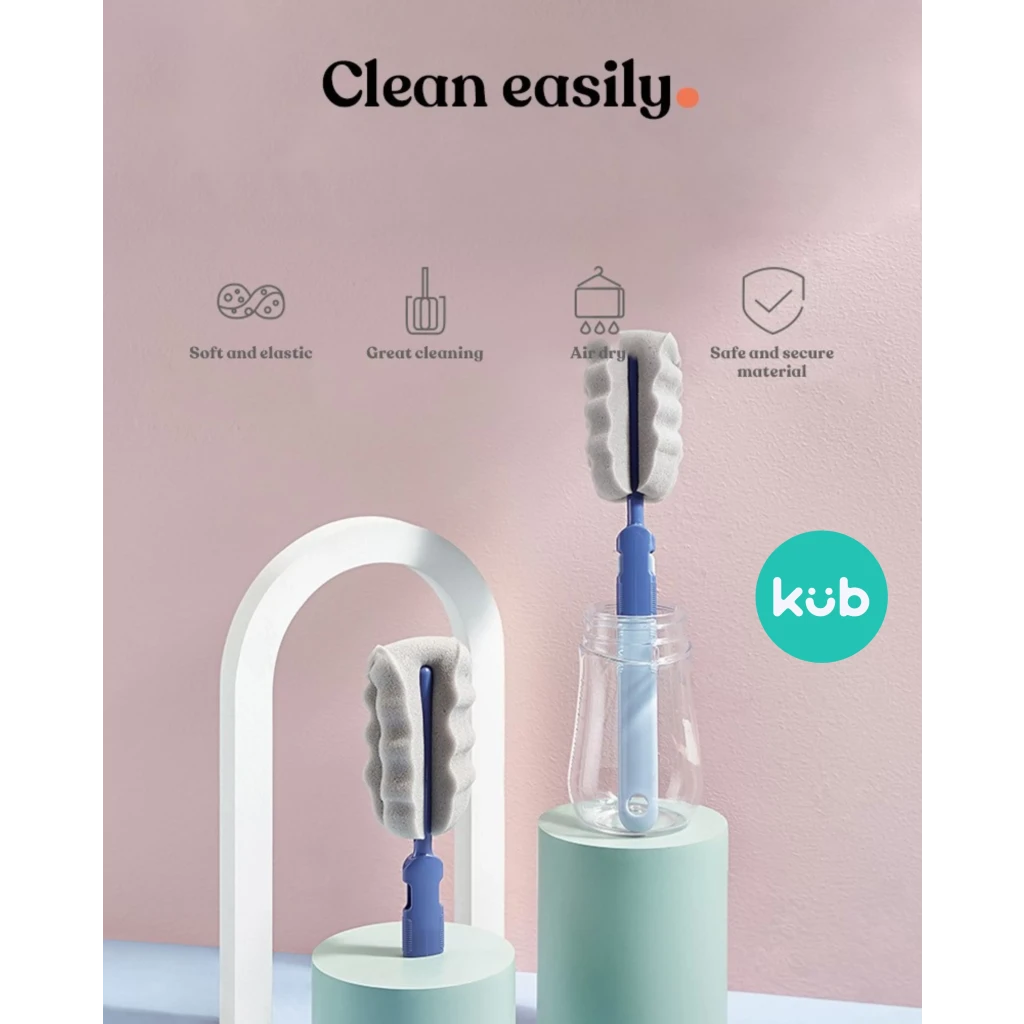 KUB Clean Series Bottle Brush (Blue)