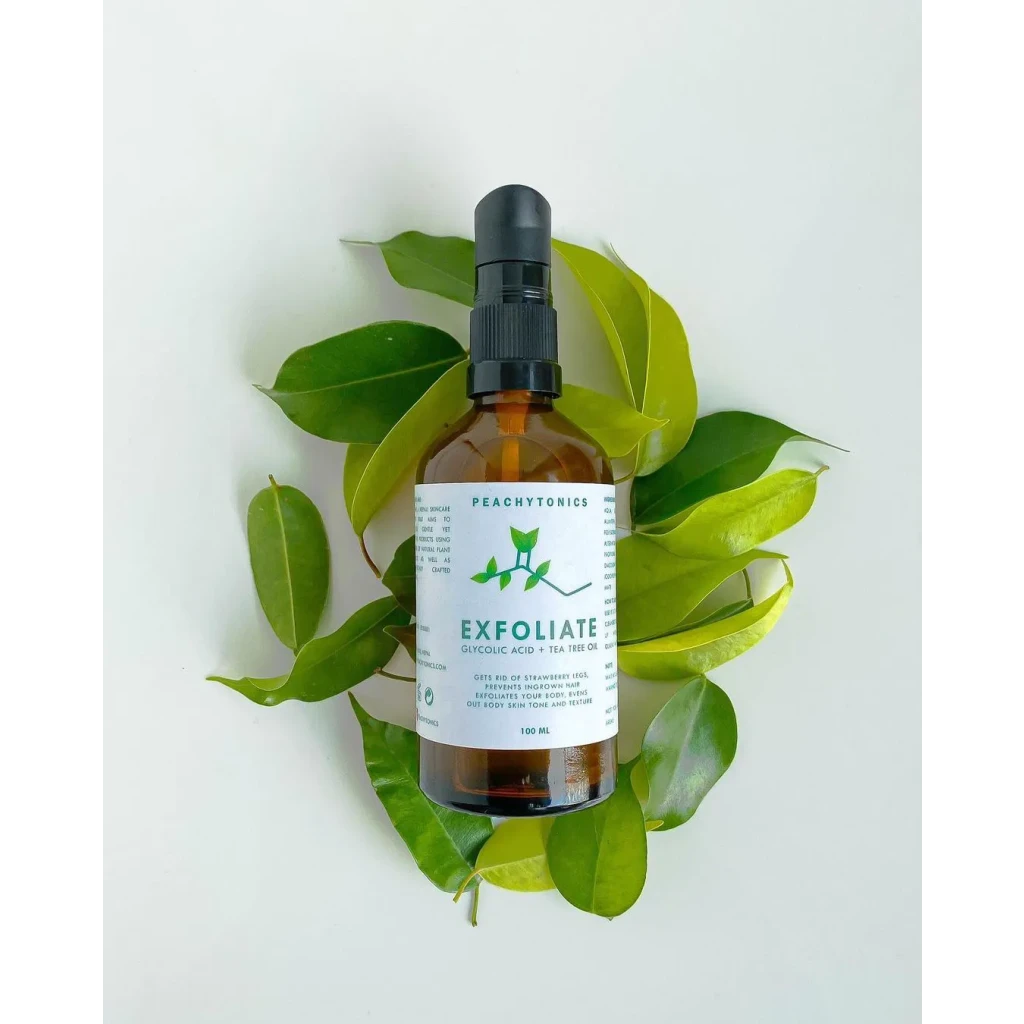 Peachytonics Exfoliate Gycolic Acid + Tea Tree Oil - 100 ml