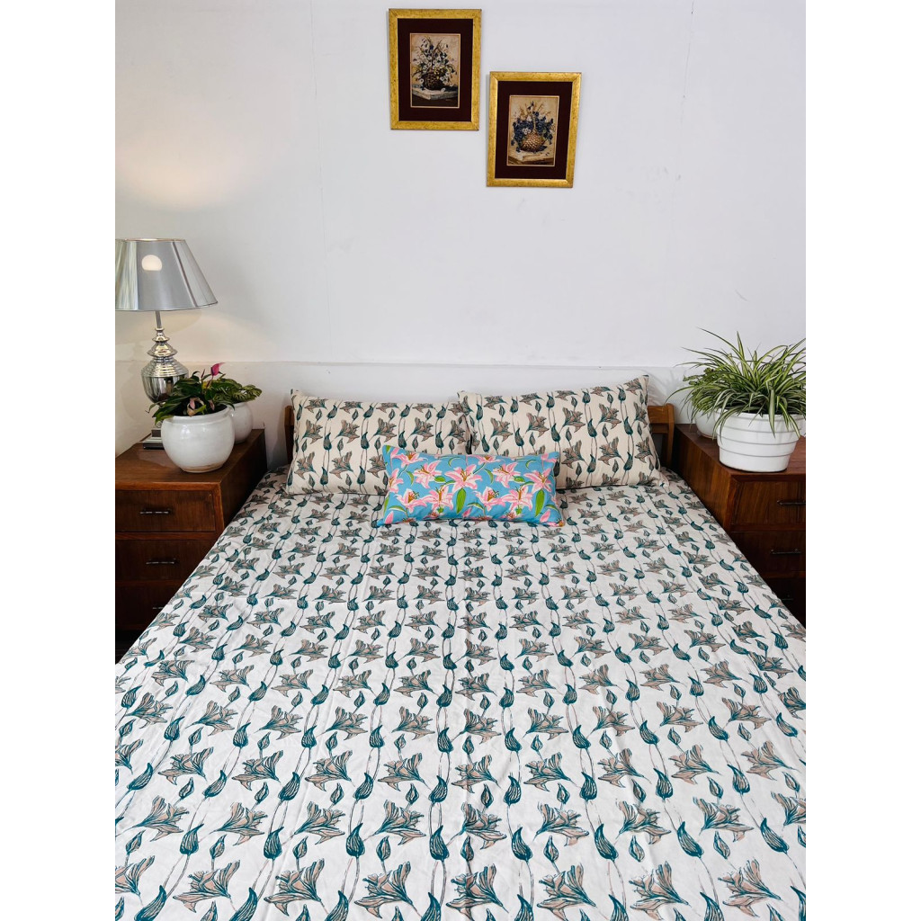 Cotton Mill Double Bedsheet