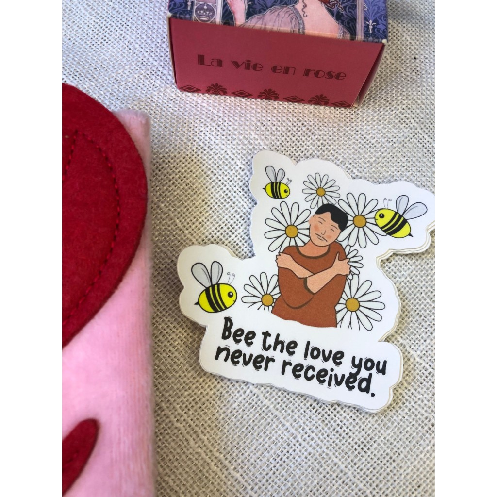 Happy Minds Sticker - Bee The Love You Never Received