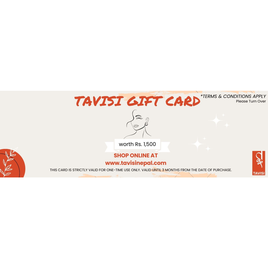 Tavisi Gift Card Worth Rs. 1500