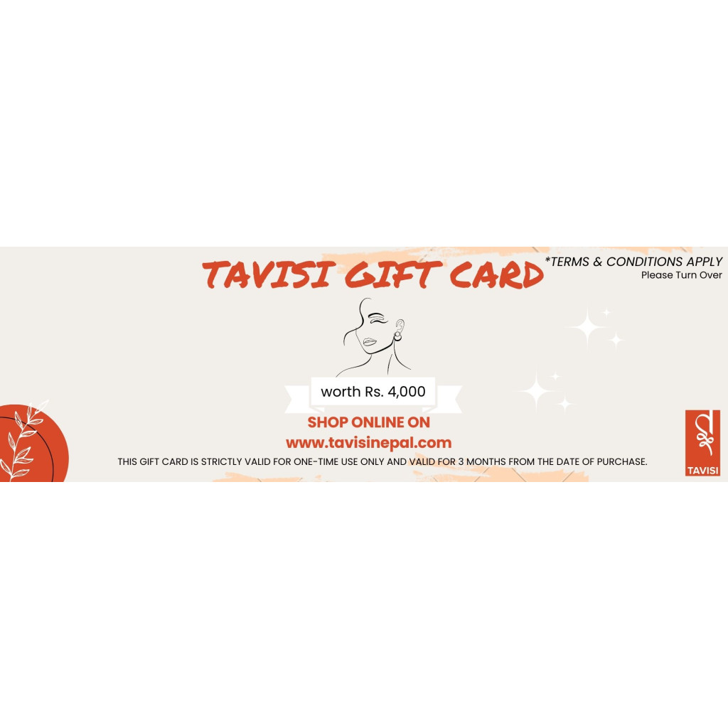 Tavisi Gift Card Worth Rs. 4000