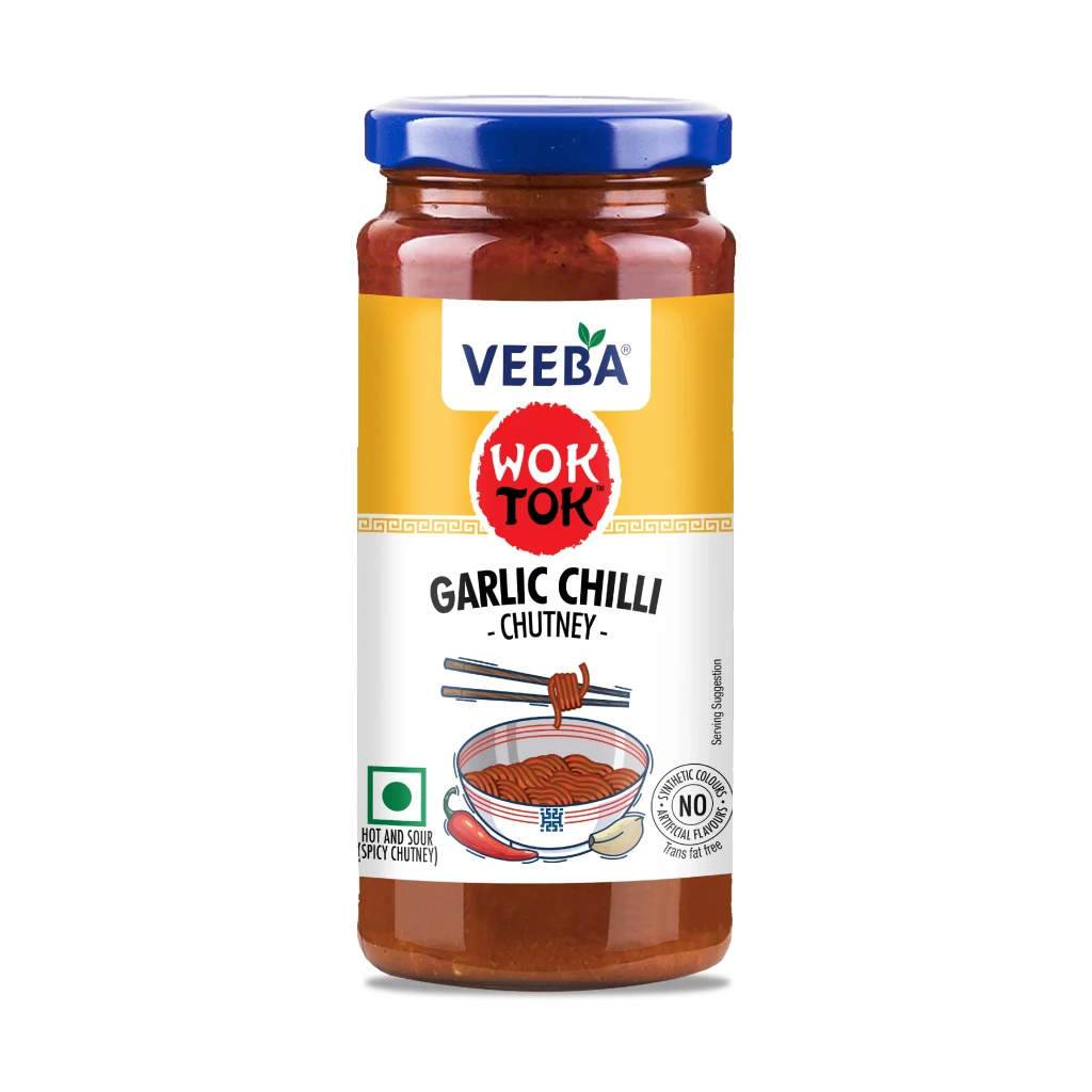 Veeba's Wow Tok Garlic Chilli Chutney 250GM