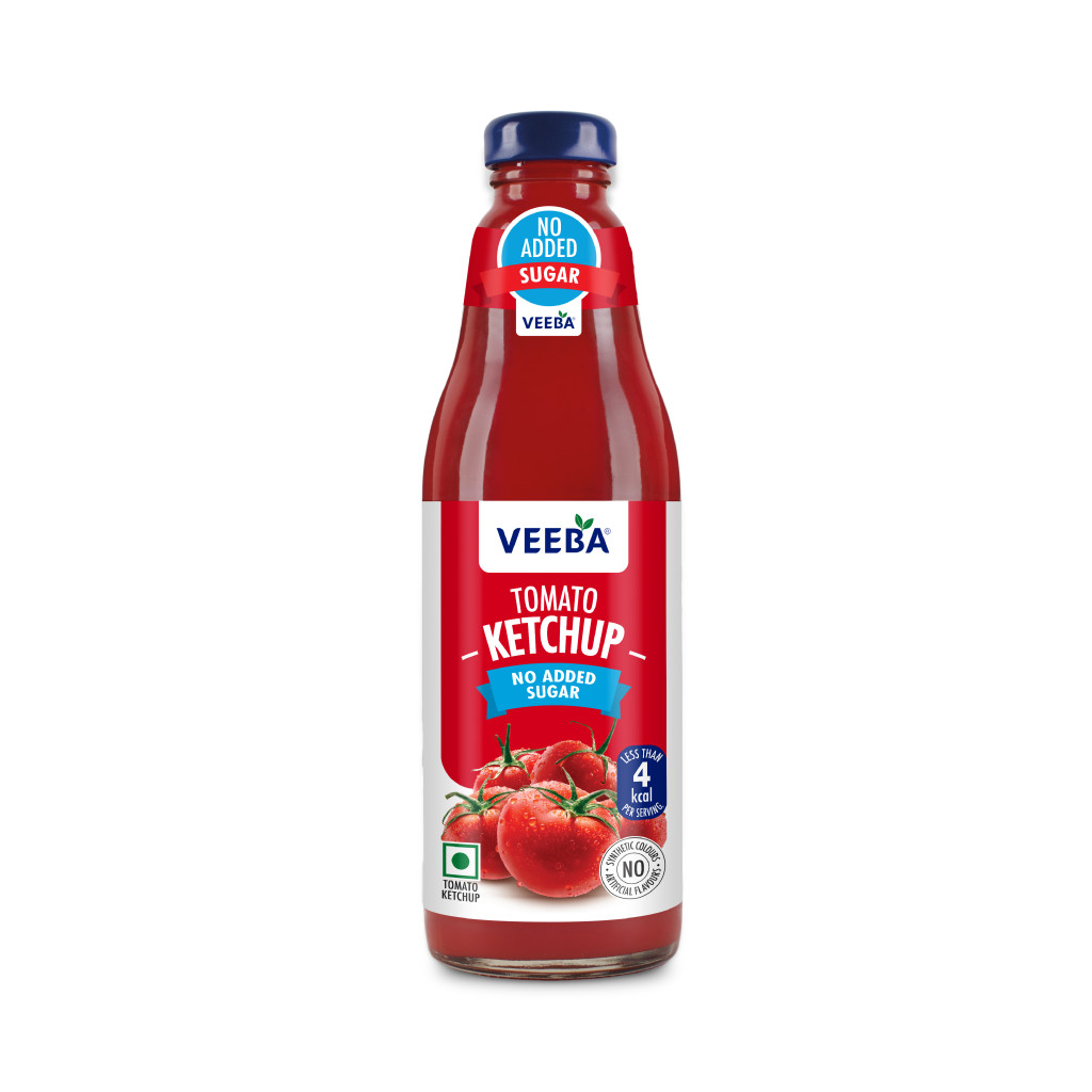 Veeba's Tomato Ketchup No Added Sugar 460GM