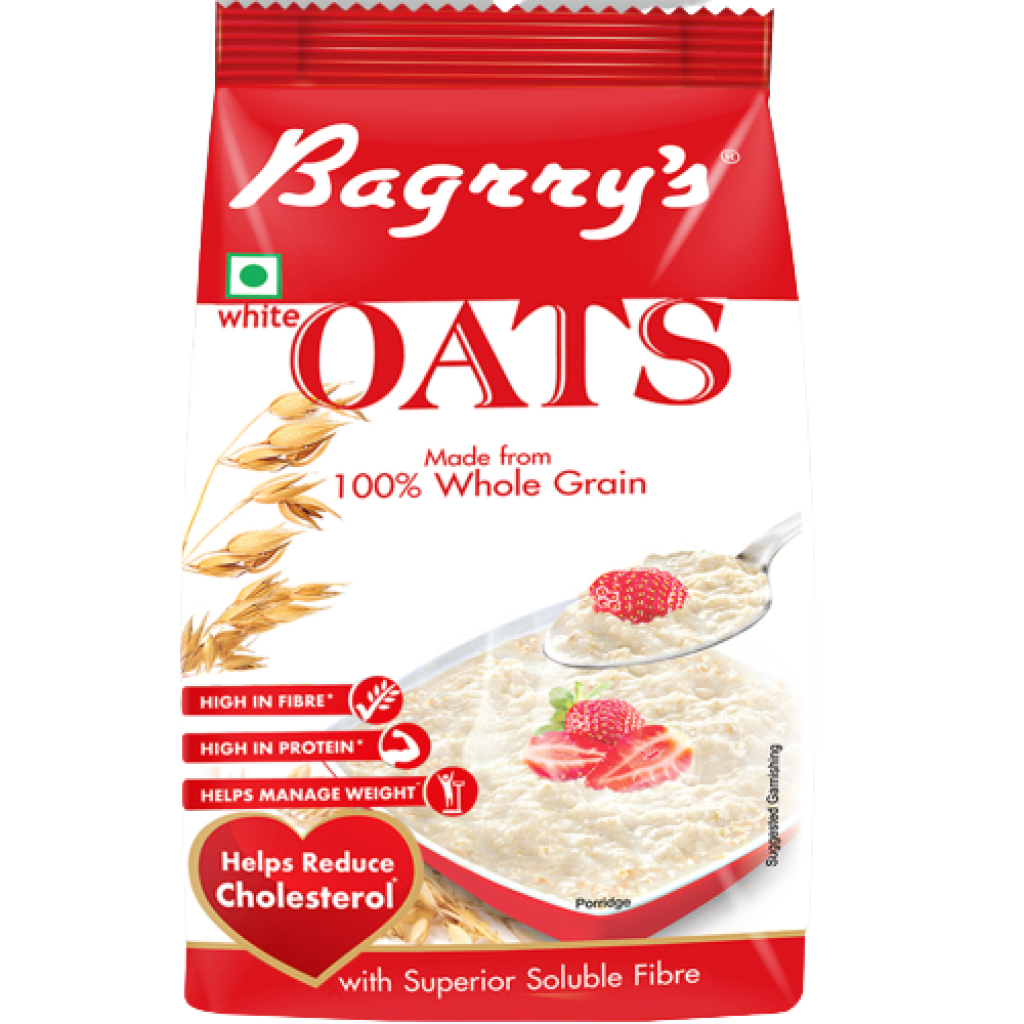 Bagrry's White Oats 200 Gm Pouch