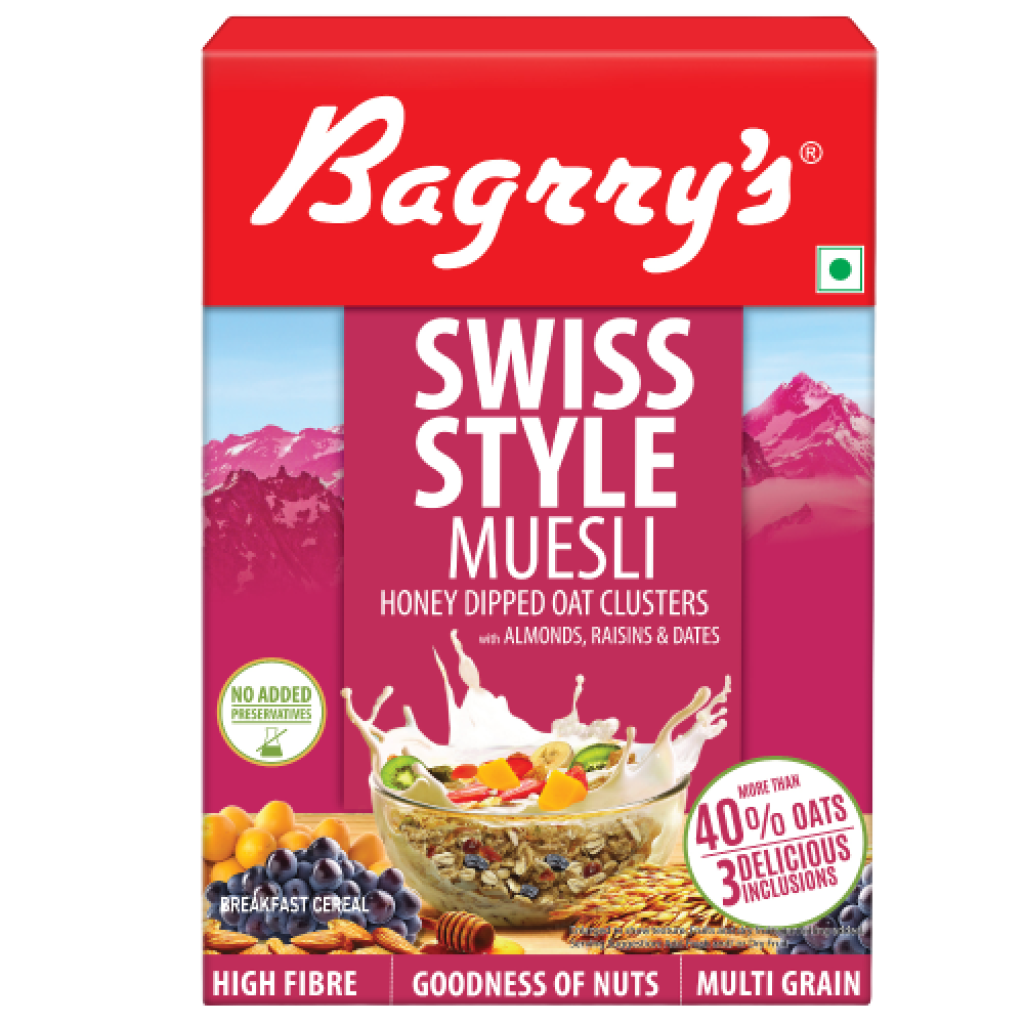 Bagrrys Swiss Style Muesli Box 500g