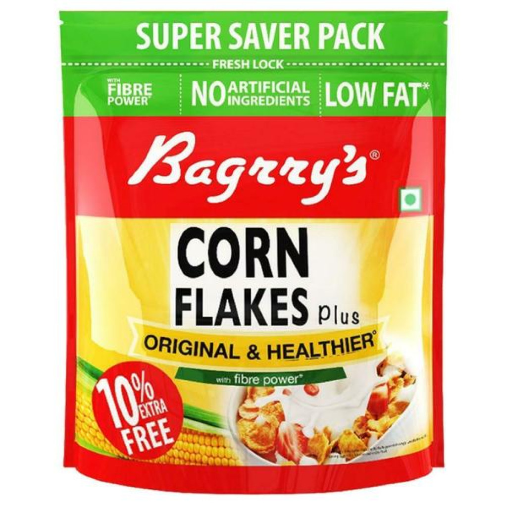 Bagrrys Cornflakes Plus Original & Healthier 880 Gm