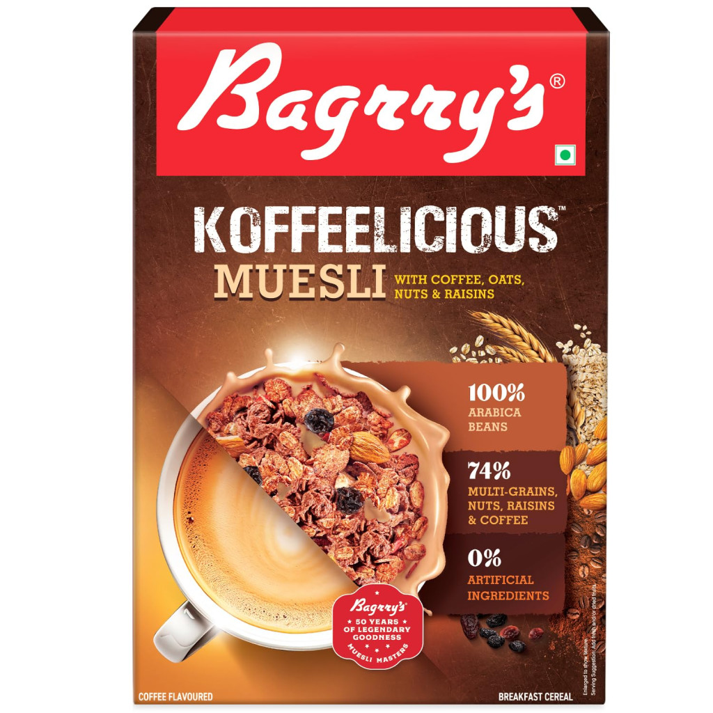 Bagrrys Koffeelicious Muesli 400 Gm Box