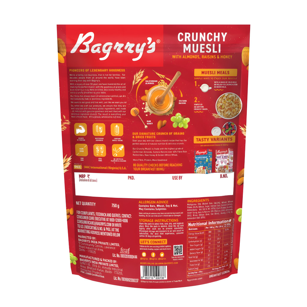 Crunchy Muesli Pouch 500 Gm--2