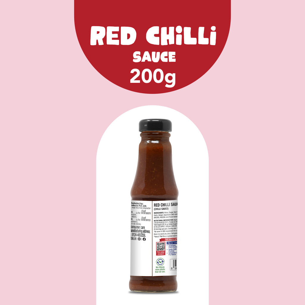 Veeba's Red Chilli Sauce 200 Gm--4