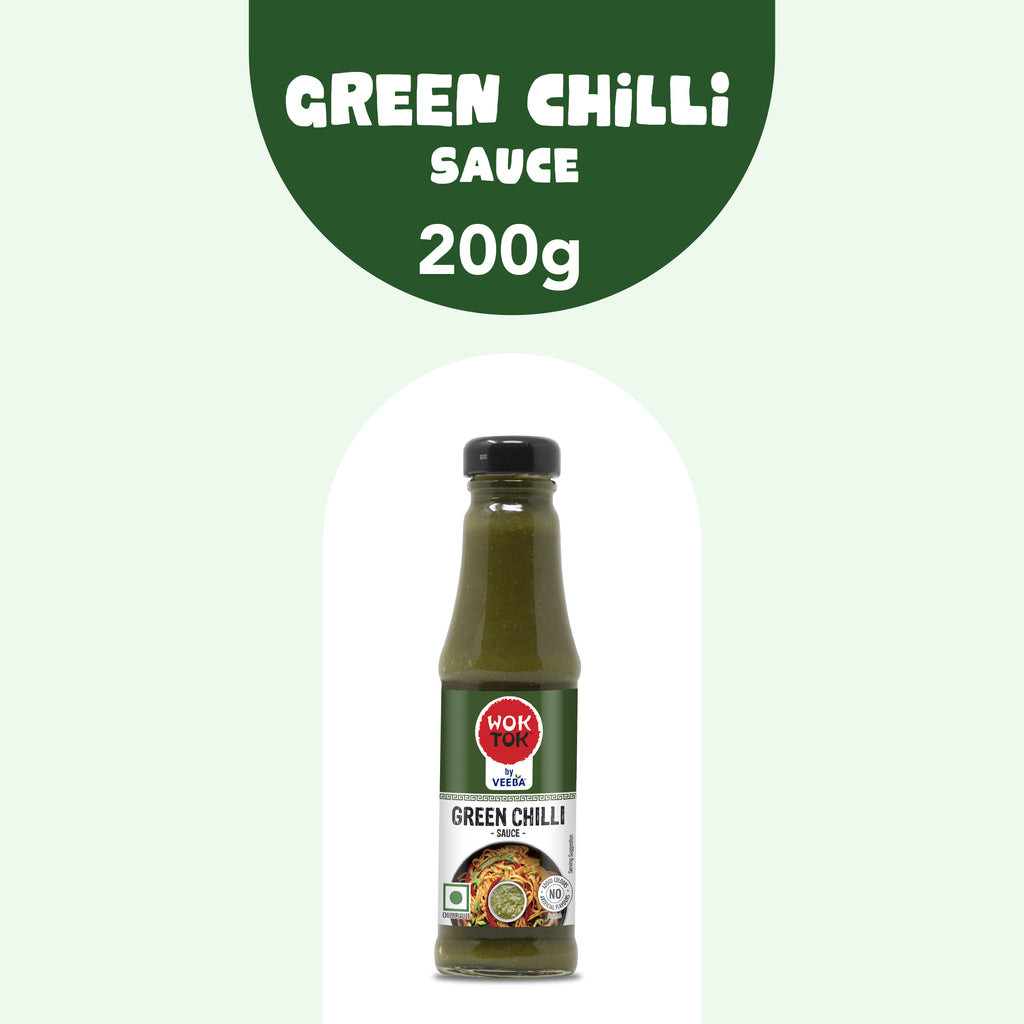 Veeba's Green Chilli Sauce 200 Gm--1